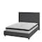 Flash Furniture Full Size Dark Gray Fabric Platform Bed & Mattress HG-BM10-46-GG - alternate 3